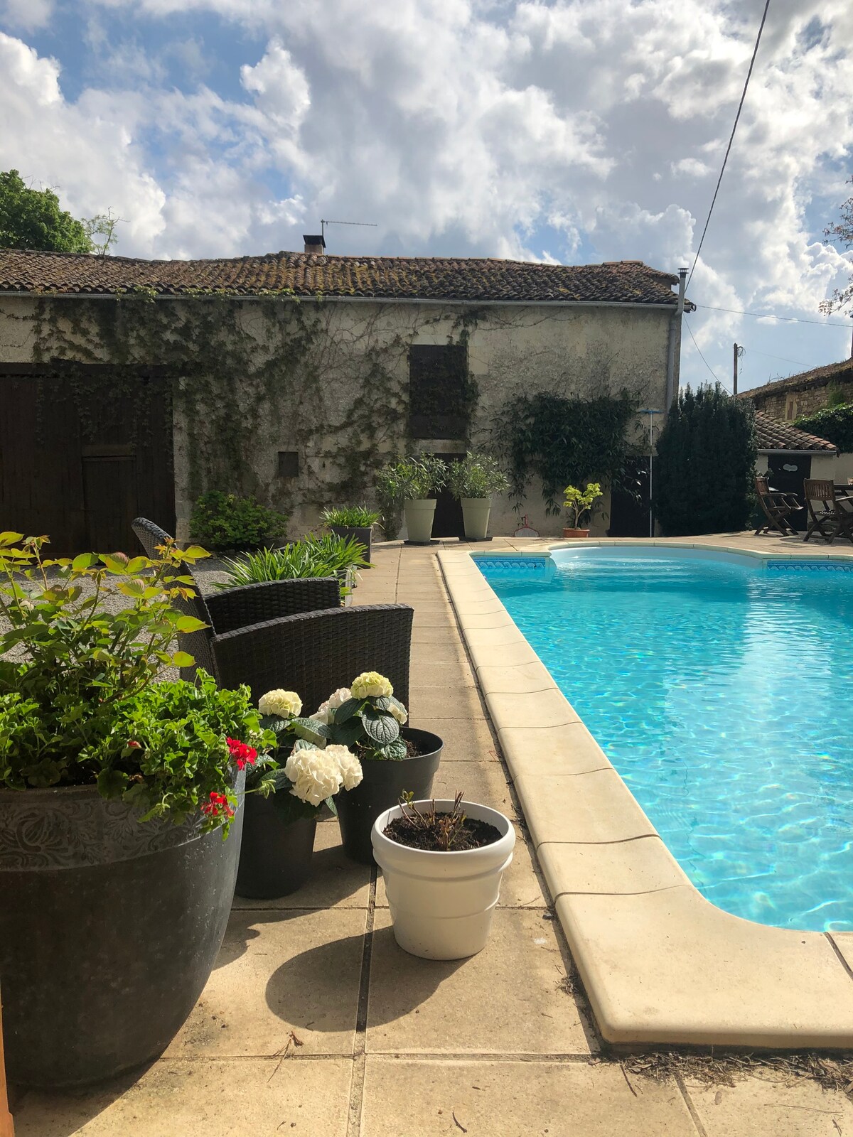 Traditional French farmhouse with private pool