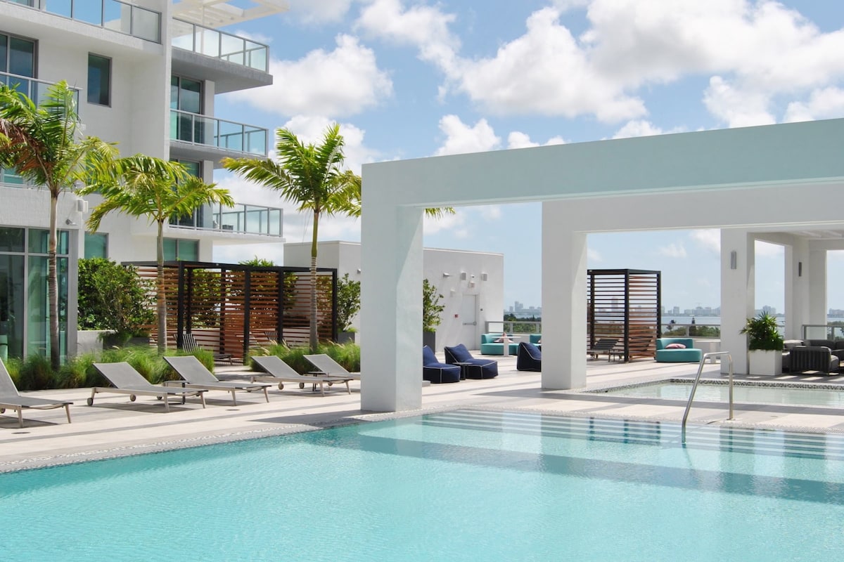 iionica |时尚的迈阿密度假屋，带泳池，停车