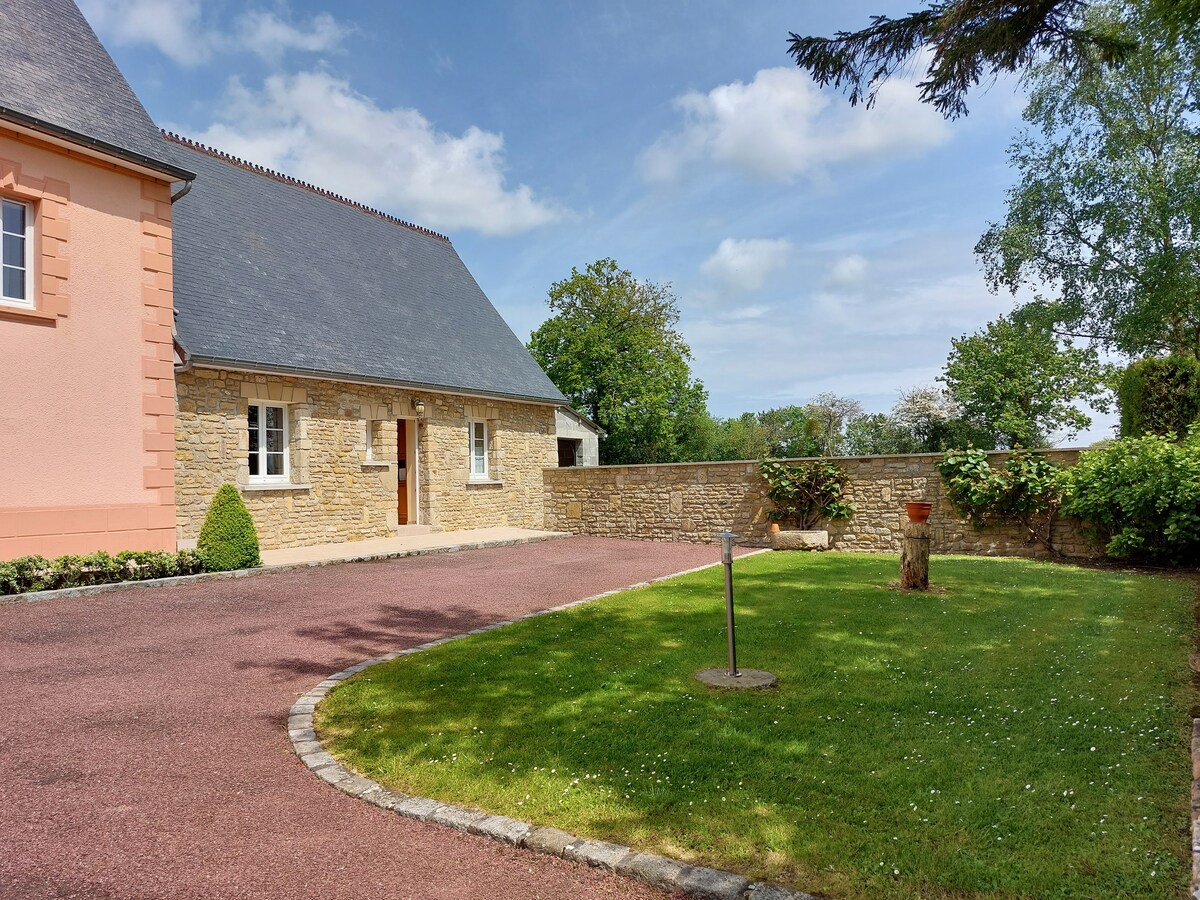 Maison entre marais et plages du  débarquement