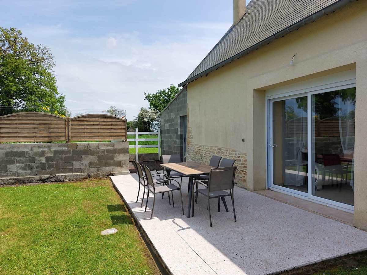 Maison entre marais et plages du  débarquement