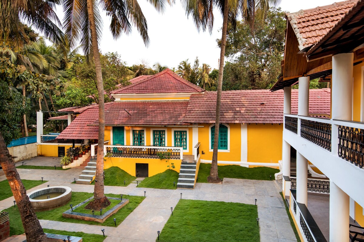 Heritage Villa | South Goa | 3 Rooms | Shared Pool