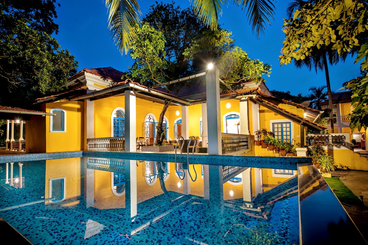 Heritage Villa | South Goa | 3 Rooms | Shared Pool