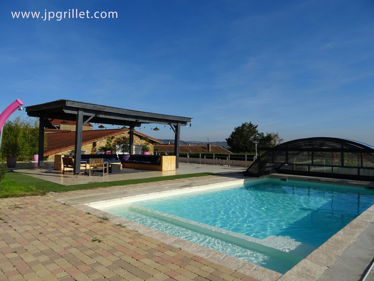 Magnifique Maison avec Piscine chauffée et abritée