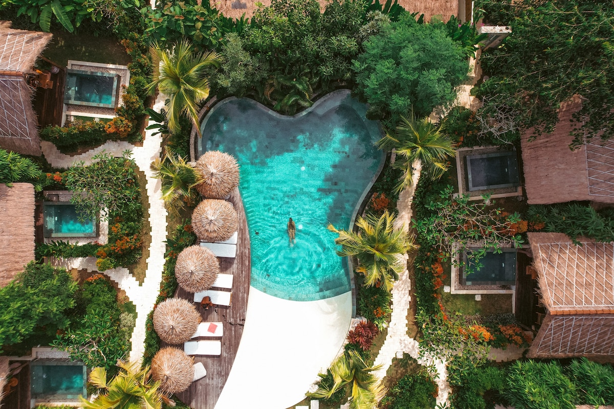 吉普西巴厘岛精品平房，带私人泳池