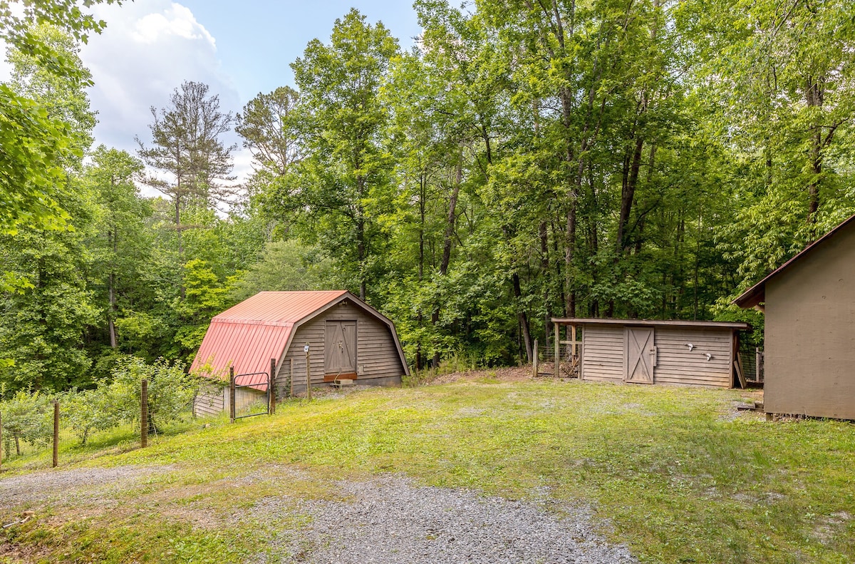 True cabin, river access, dogs, remote on 8.5 acre