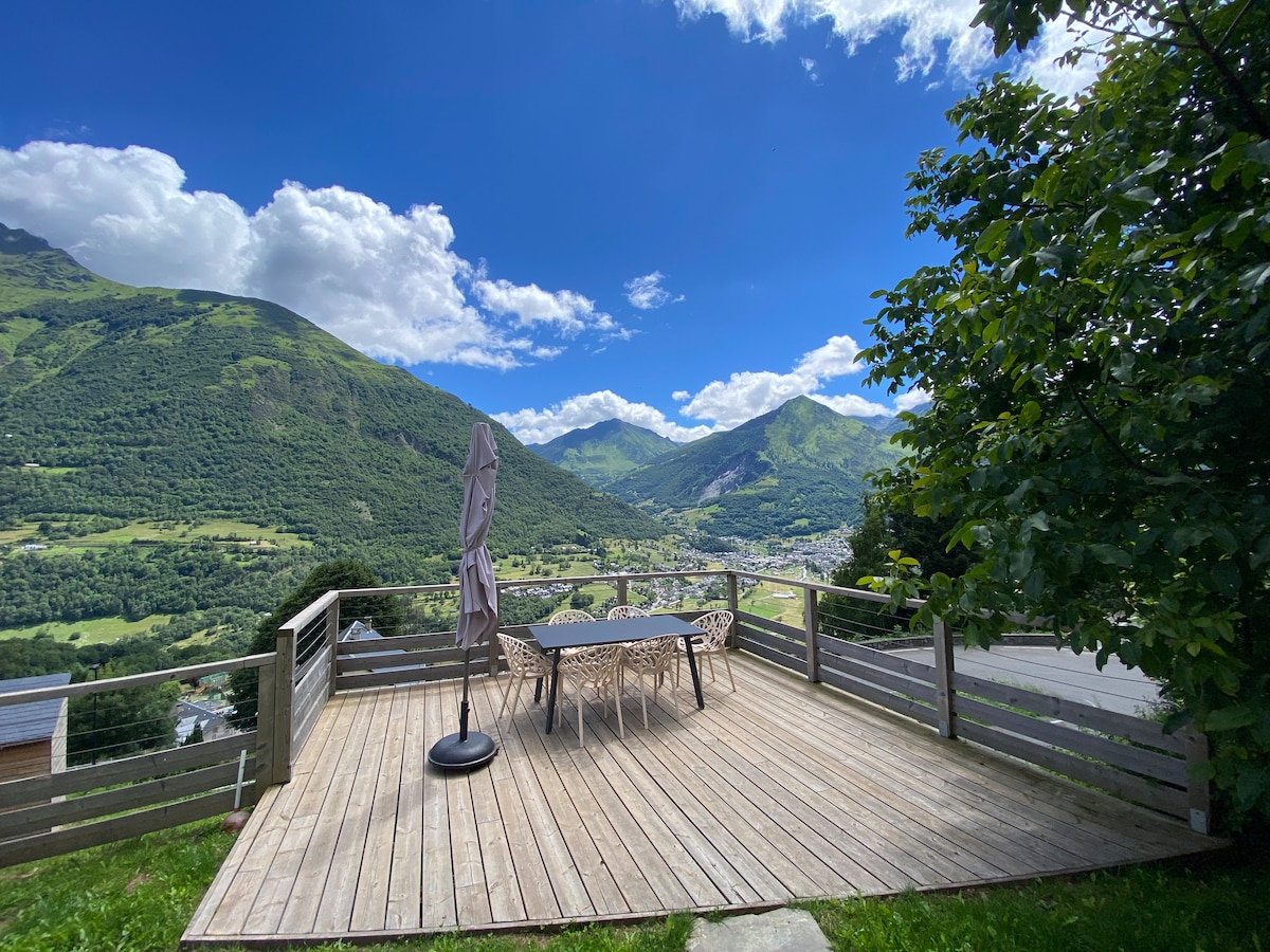 maison de montagne avec vue inoubliable