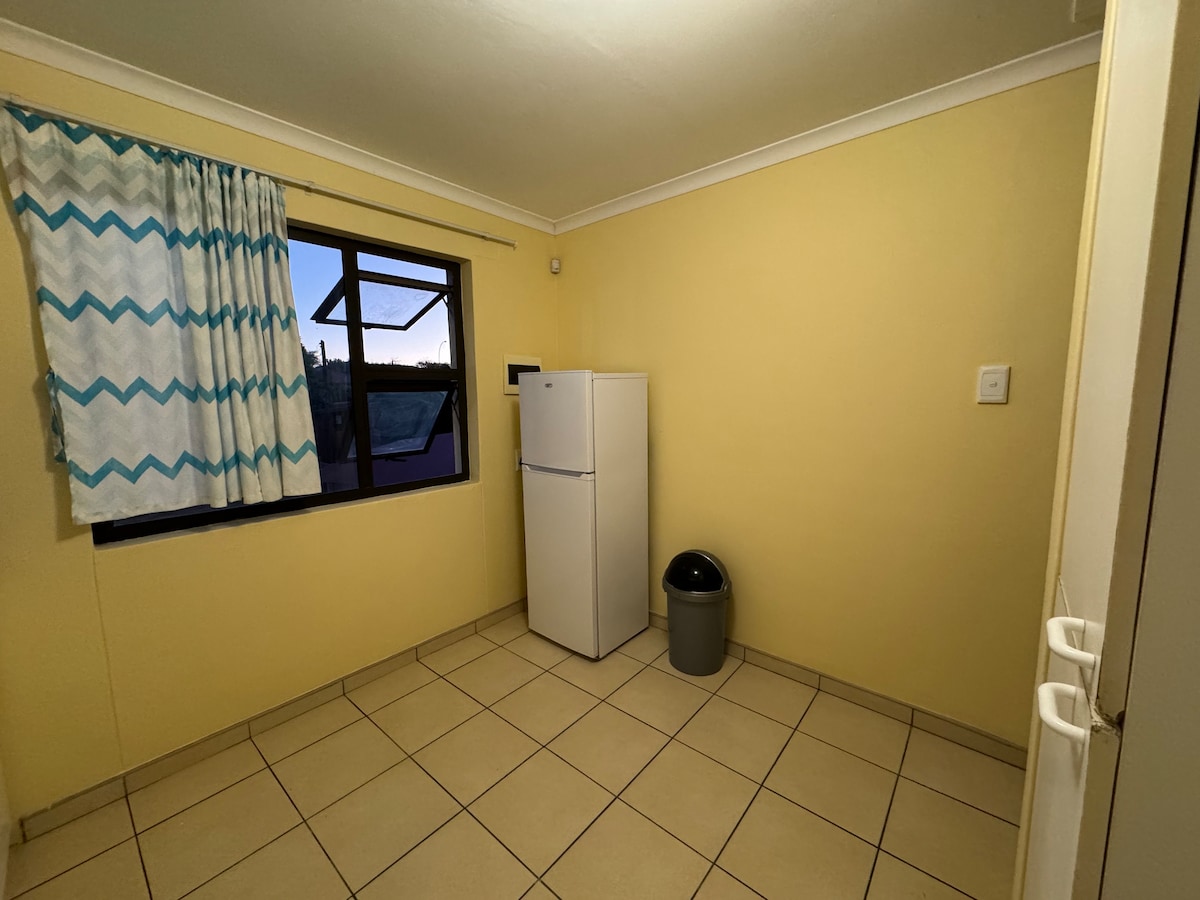 Small two-bedroom apartment, kitchen & bathroom