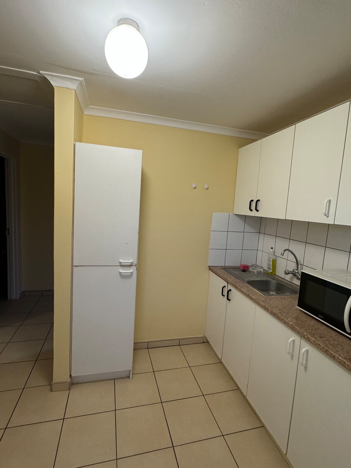 Small two-bedroom apartment, kitchen & bathroom