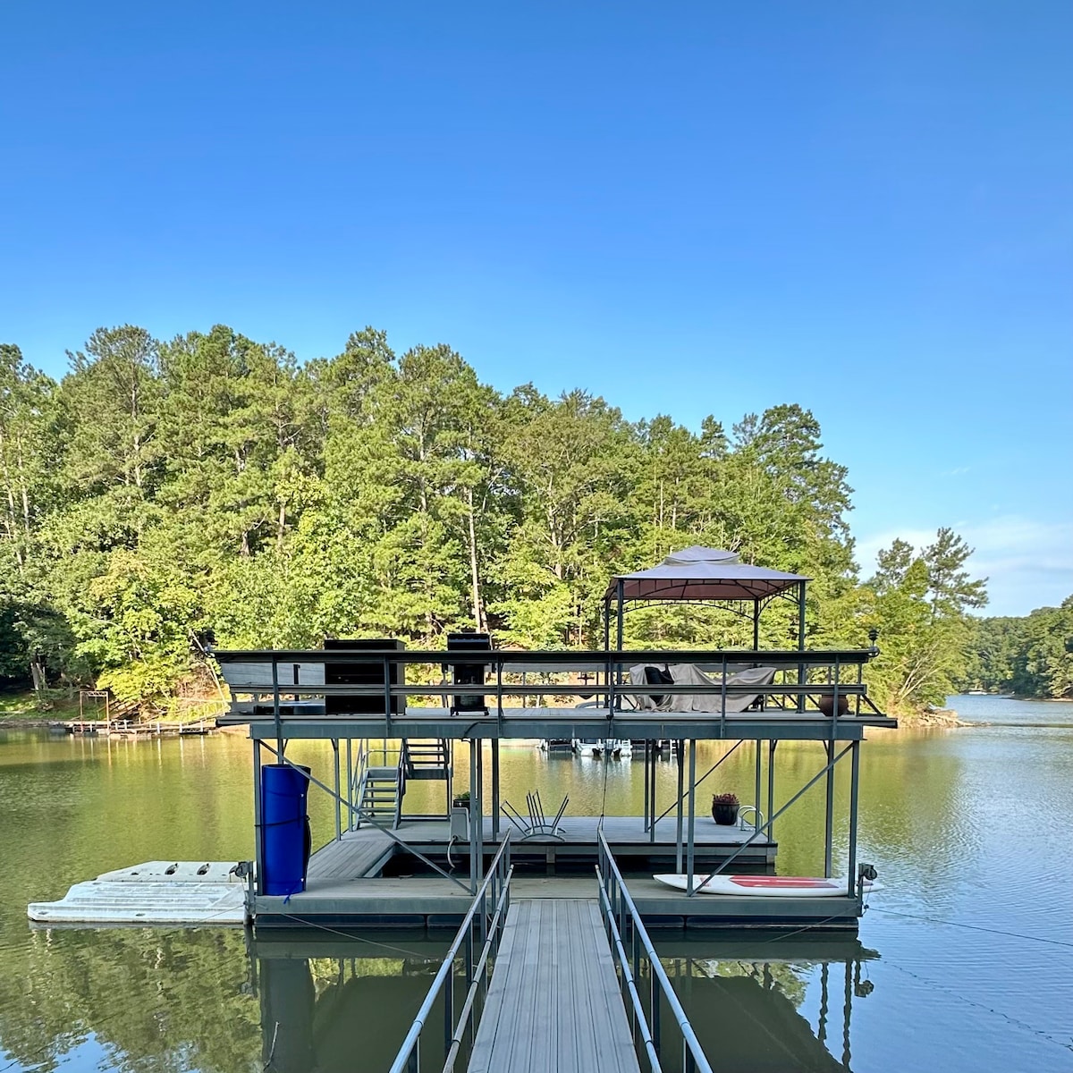 Lakefront Modern Cabin with Dock