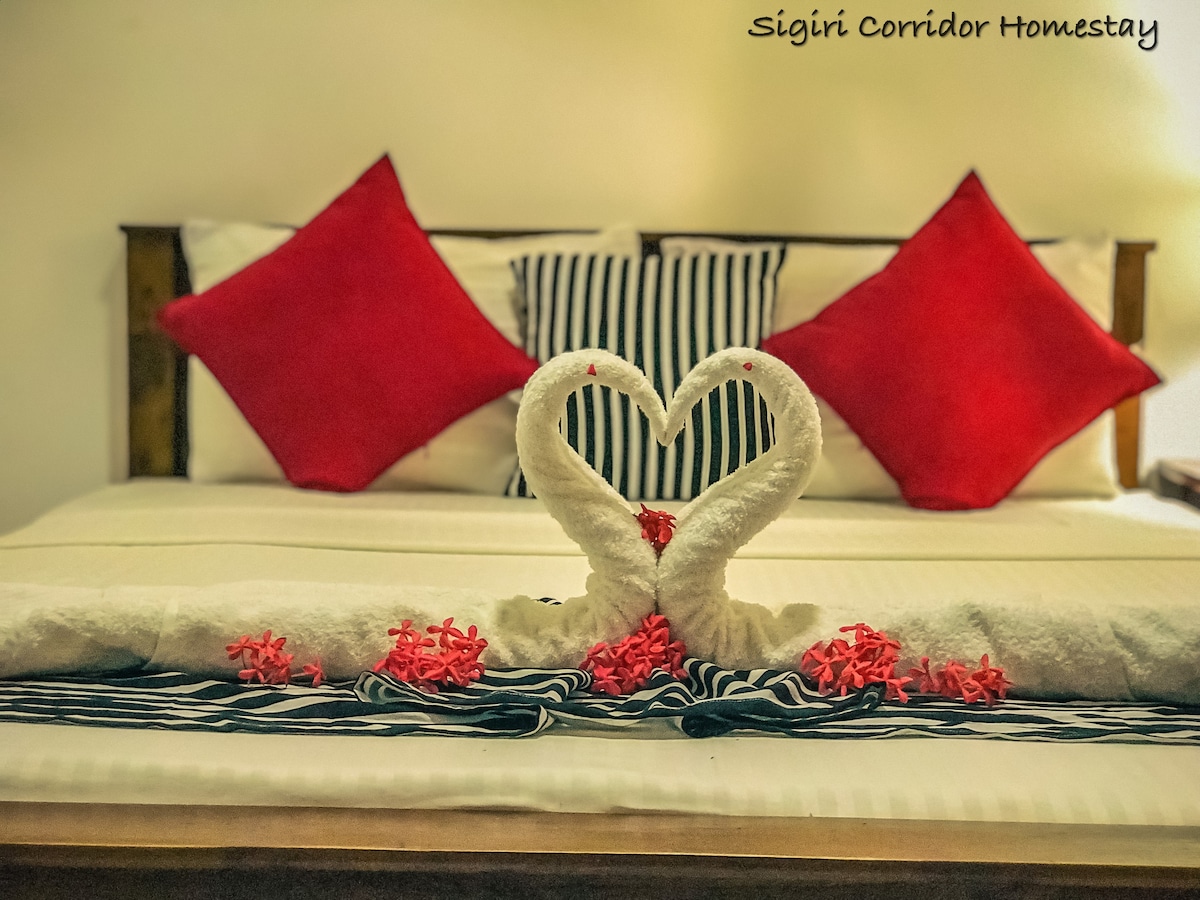 Sigiriya - Double Room - AC, Bed & Breakfast