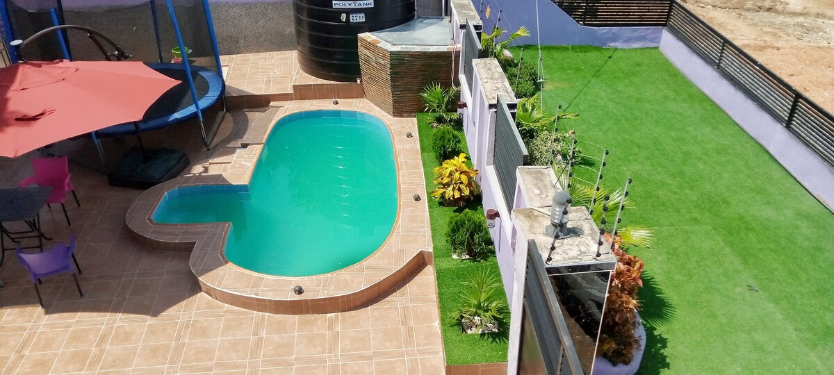 Lovely one bedroom suite with outside pool