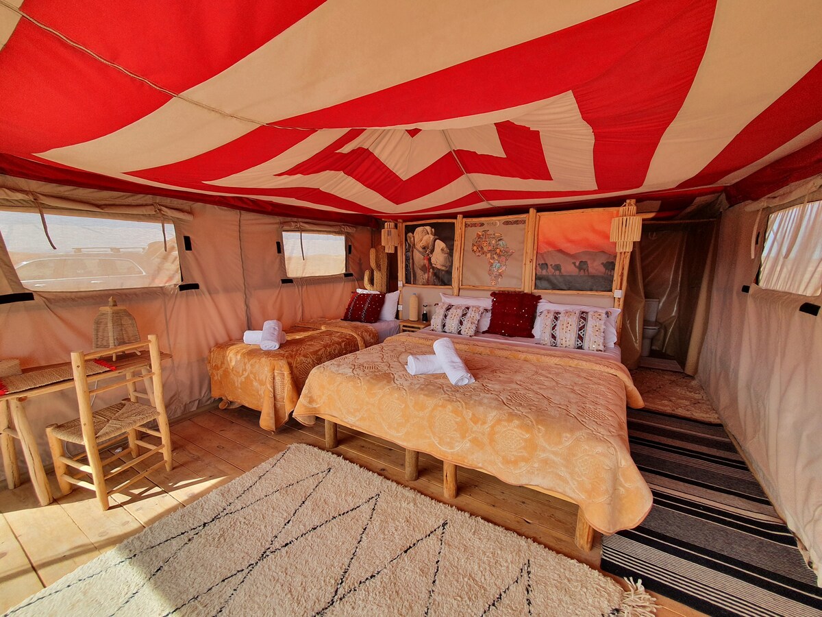 Triple Stargazing Tent at Nkhila Lodge