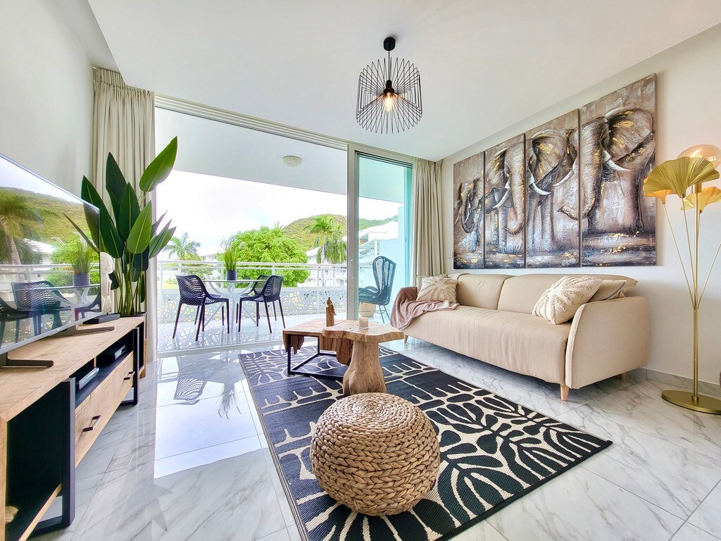 WILD-Luxueux appartement avec vue mer Anse Marcel