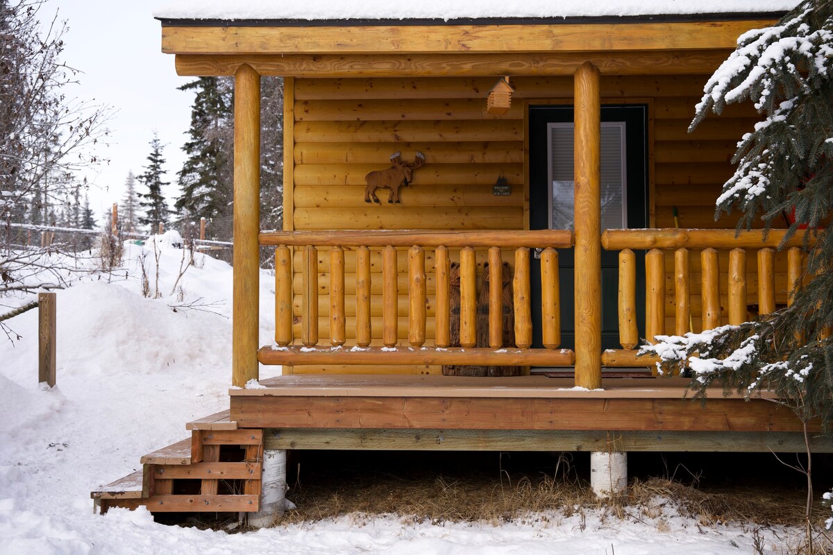 Two Bear 's Alaskan Cabin -带Loft的单间公寓
