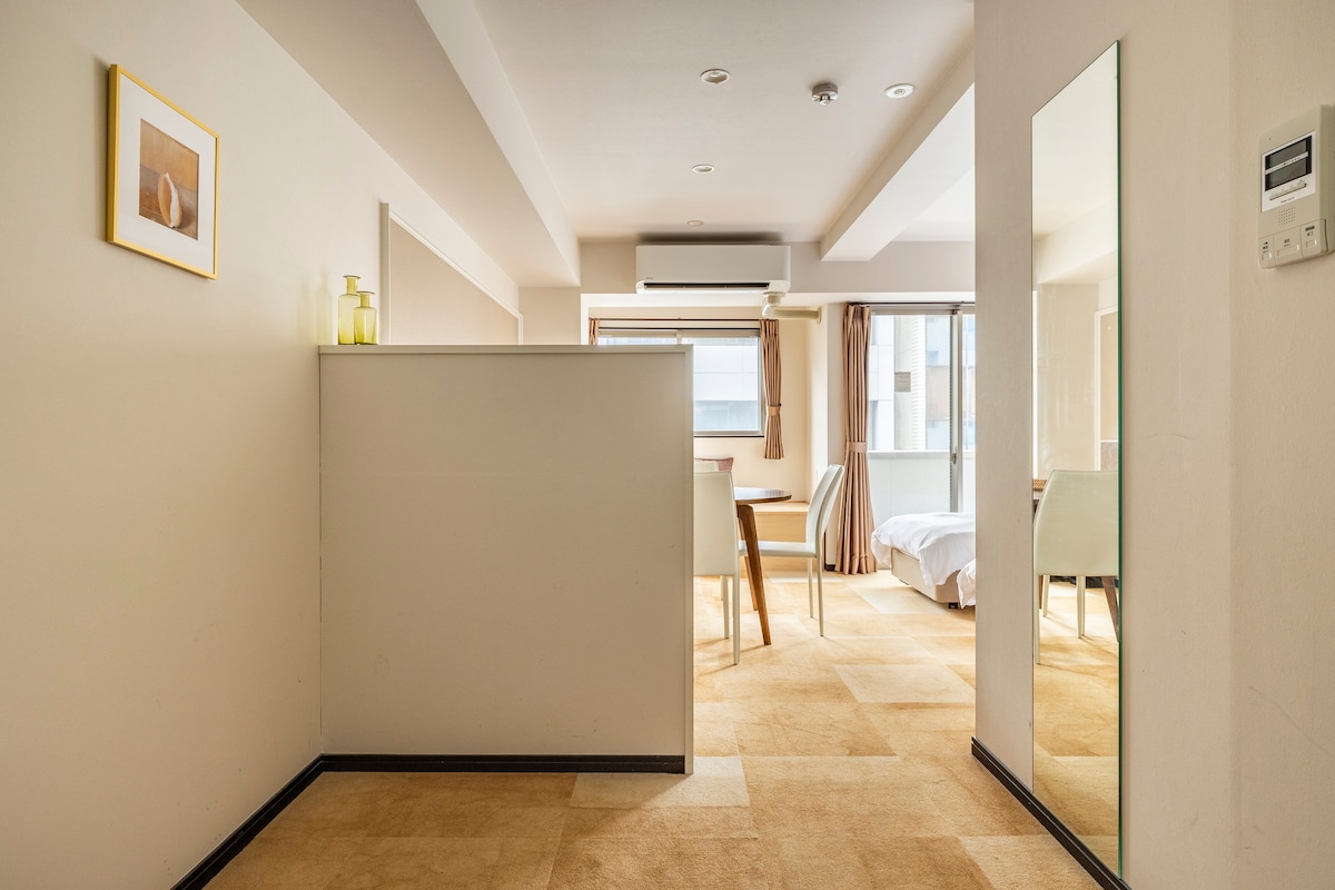[30平米]东京＆八丁堀 有厨房 高级风格 SIMMONS BED出租免费移动wifi