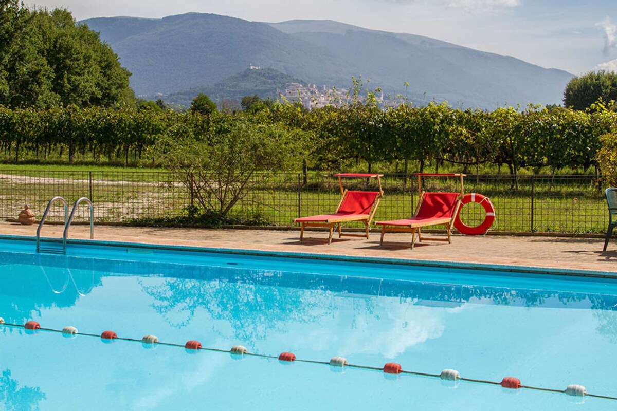 Family run Agriturismo 3km from Assisi with pool