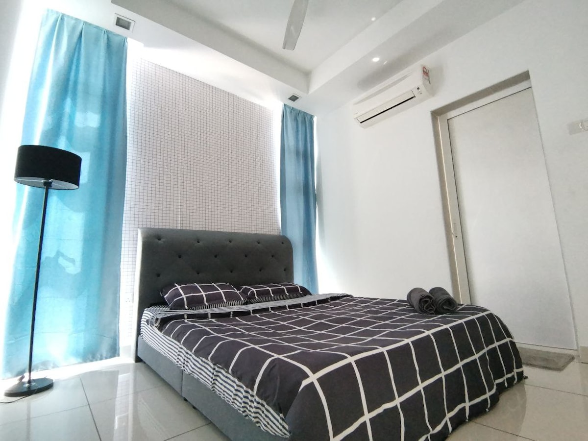 1) 2间卧室，靠近吉隆坡茨厂（ Sri Petaling Kuala Lumpur ）