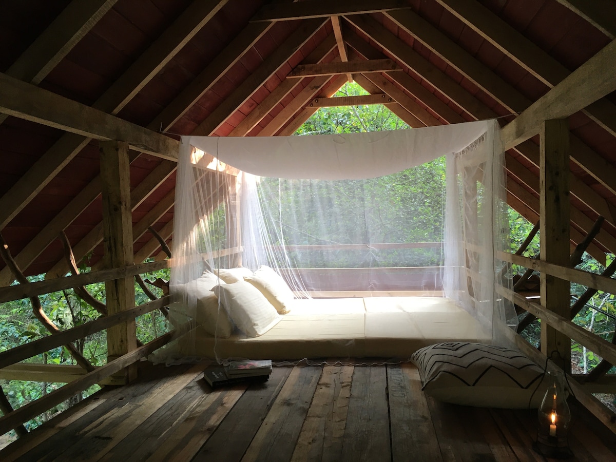 Tree House Birders ’Nook. Galkadawala Forest Lodge