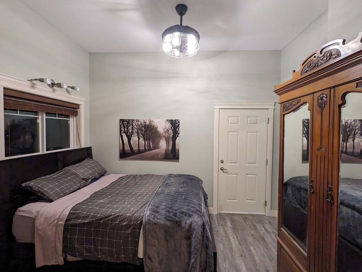 Private bedroom in farm house