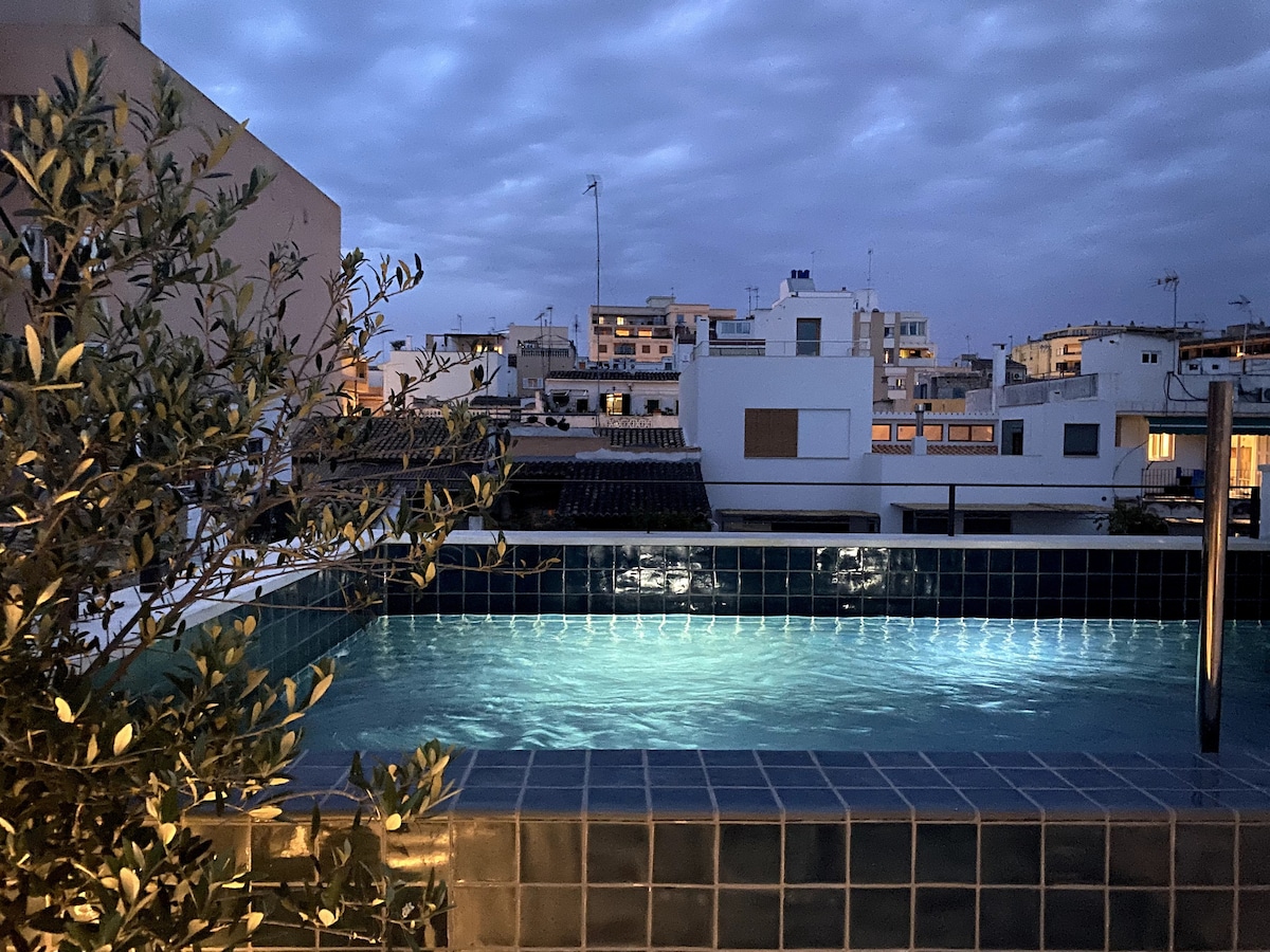 Casa Amagada ：私人联排别墅和屋顶泳池