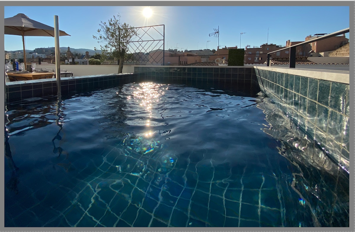 Casa Amagada ：私人联排别墅和屋顶泳池