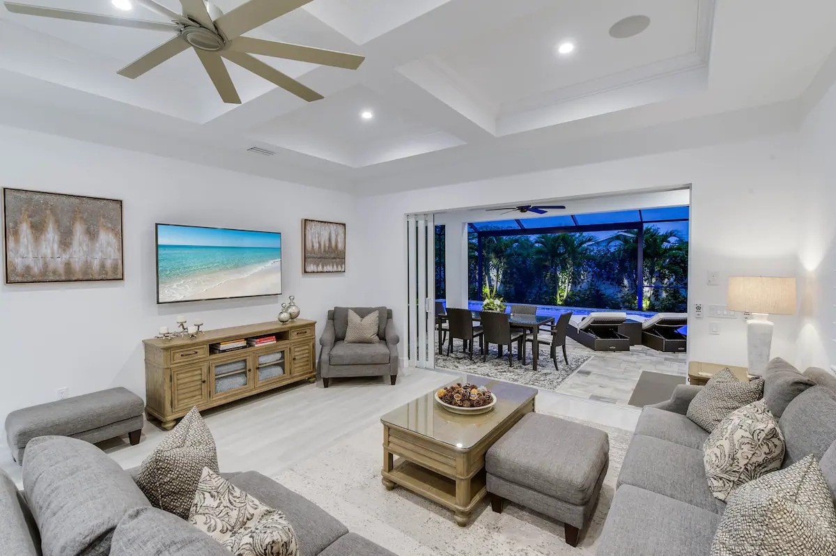 Chic 3BR Oasis by the Beach + Heated Pool