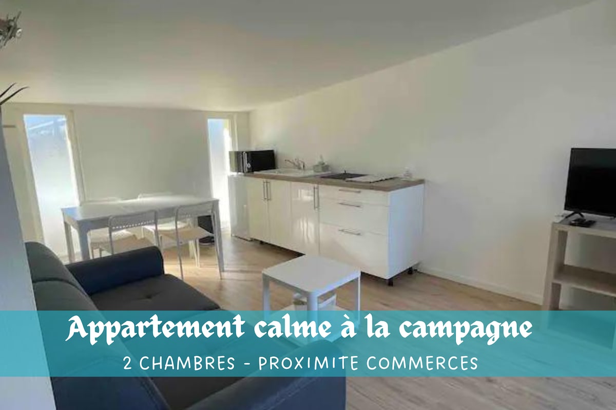 Appartement charmant et calme à la campagne