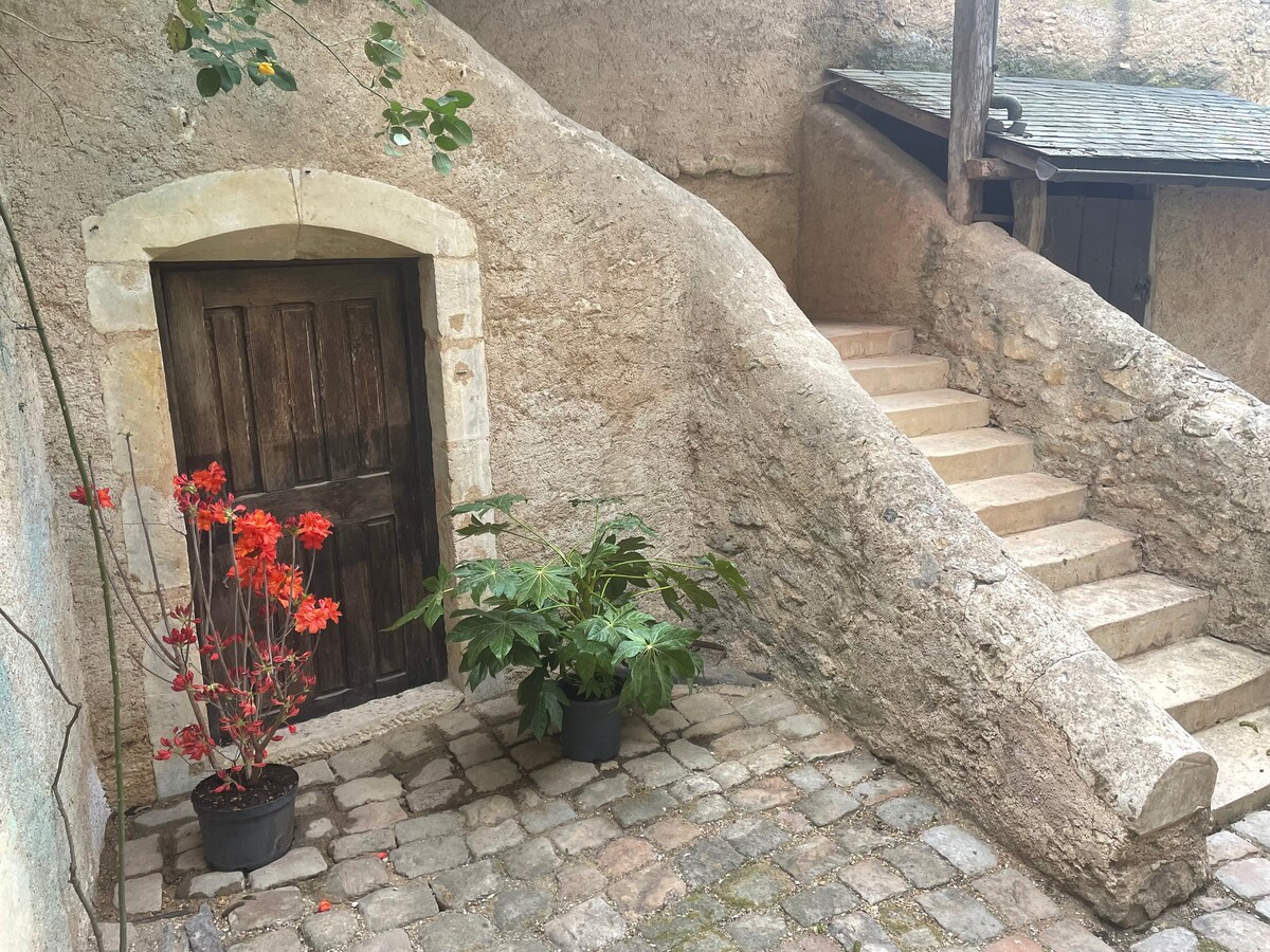 Charmante chambre d'hôte sur cour pavée et arborée