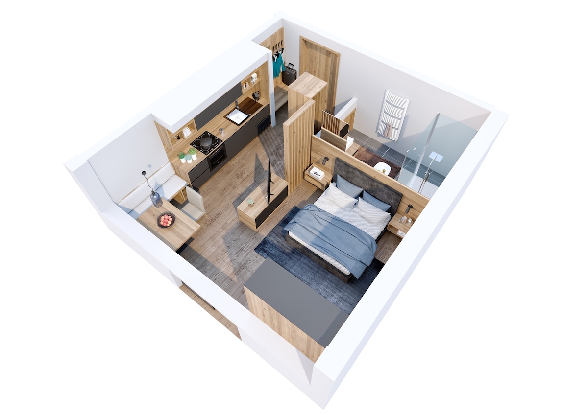 Mono Apartment with Wellness Area