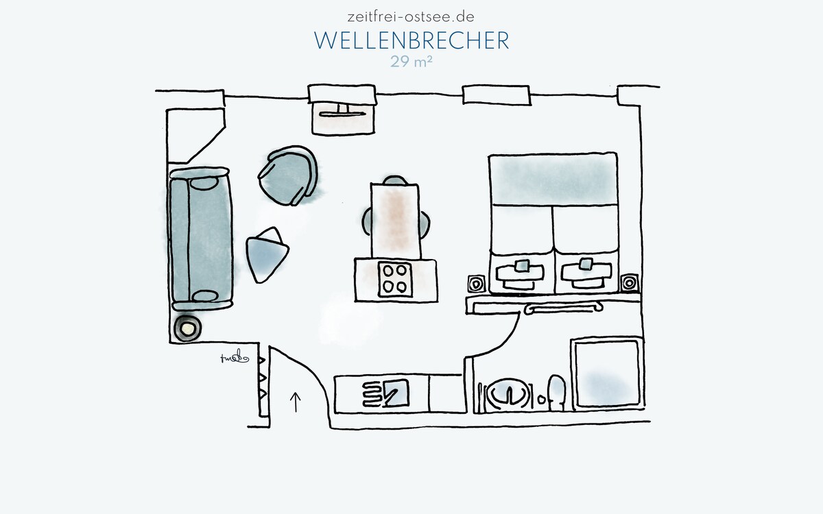 ZEITFREI URLAUB.appartements "Wellenbrecher"
