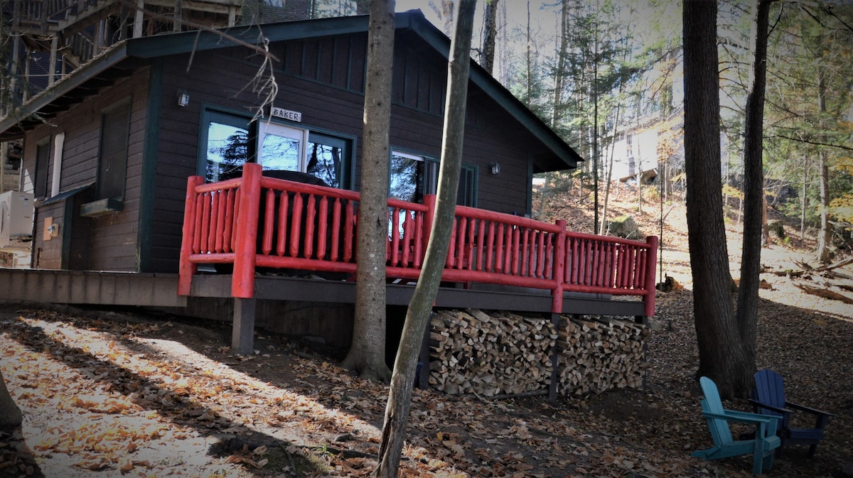 Baker Cabin at Colden Lodge on Lake Flower
