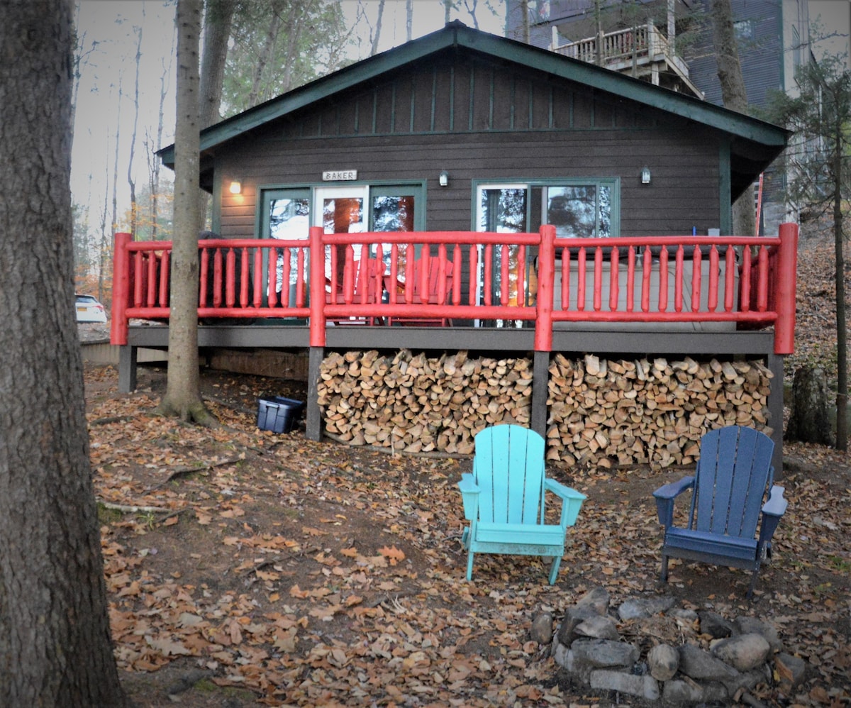 Baker Cabin at Colden Lodge on Lake Flower