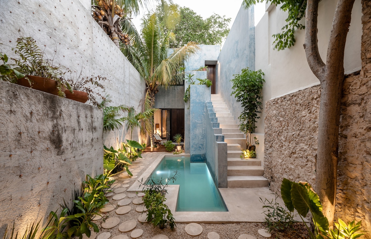 Casa Lorena令人惊叹的设计，带泳池/市中心
