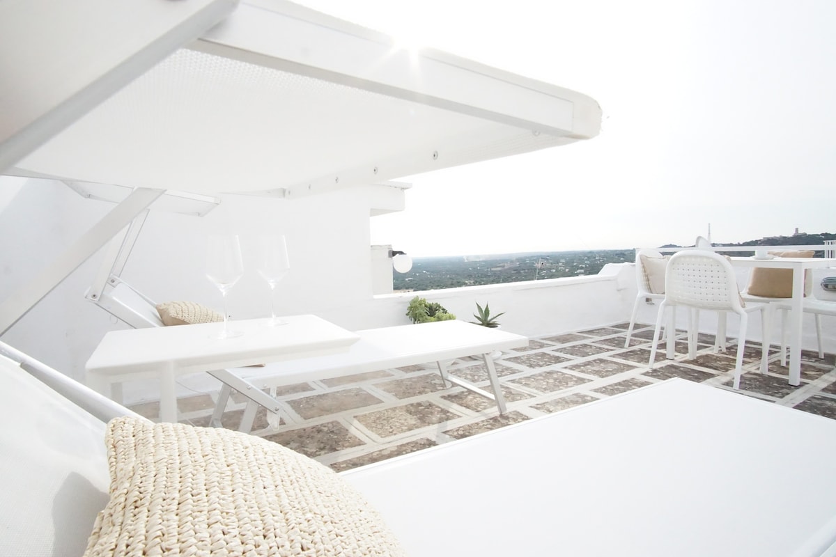 Vista Mare Terrace Sunset Design House Ostuni