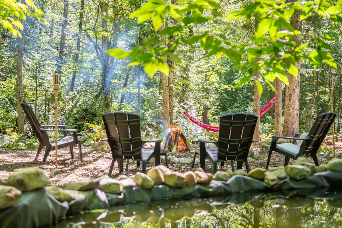 Chalet Ohana - forêt intime et spa