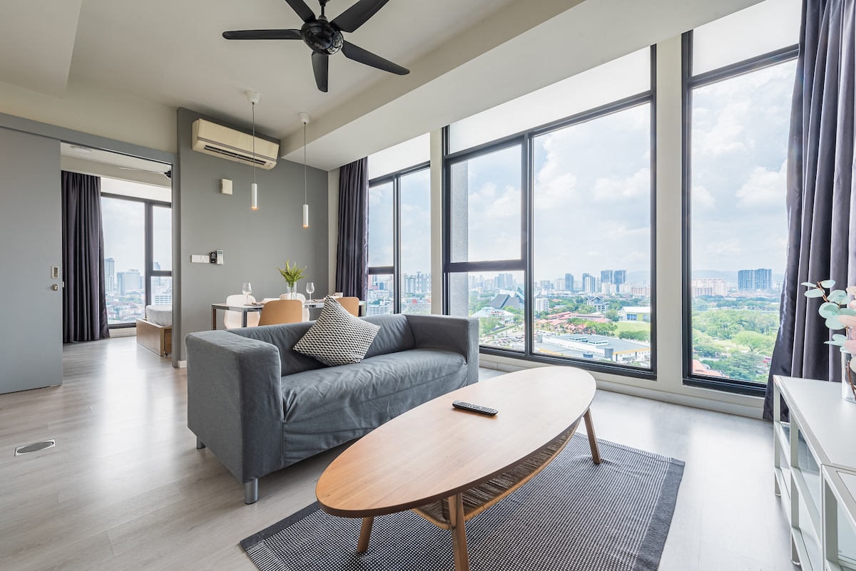 吉隆坡城中城和TitiWangsa景观1间卧室| Netflix | SkyPool @ 48