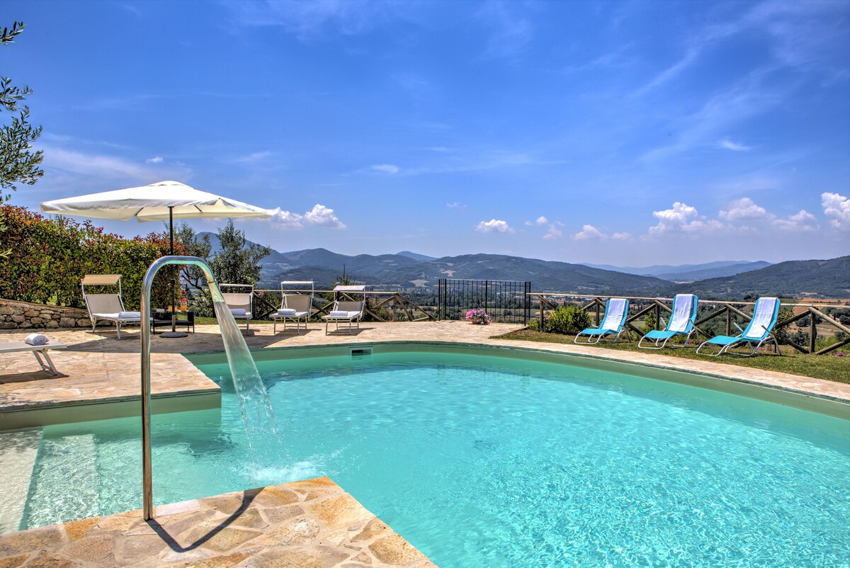 圣洛伦佐别墅（ Villa San Lorenzo ） |私人泳池、空调和按摩浴