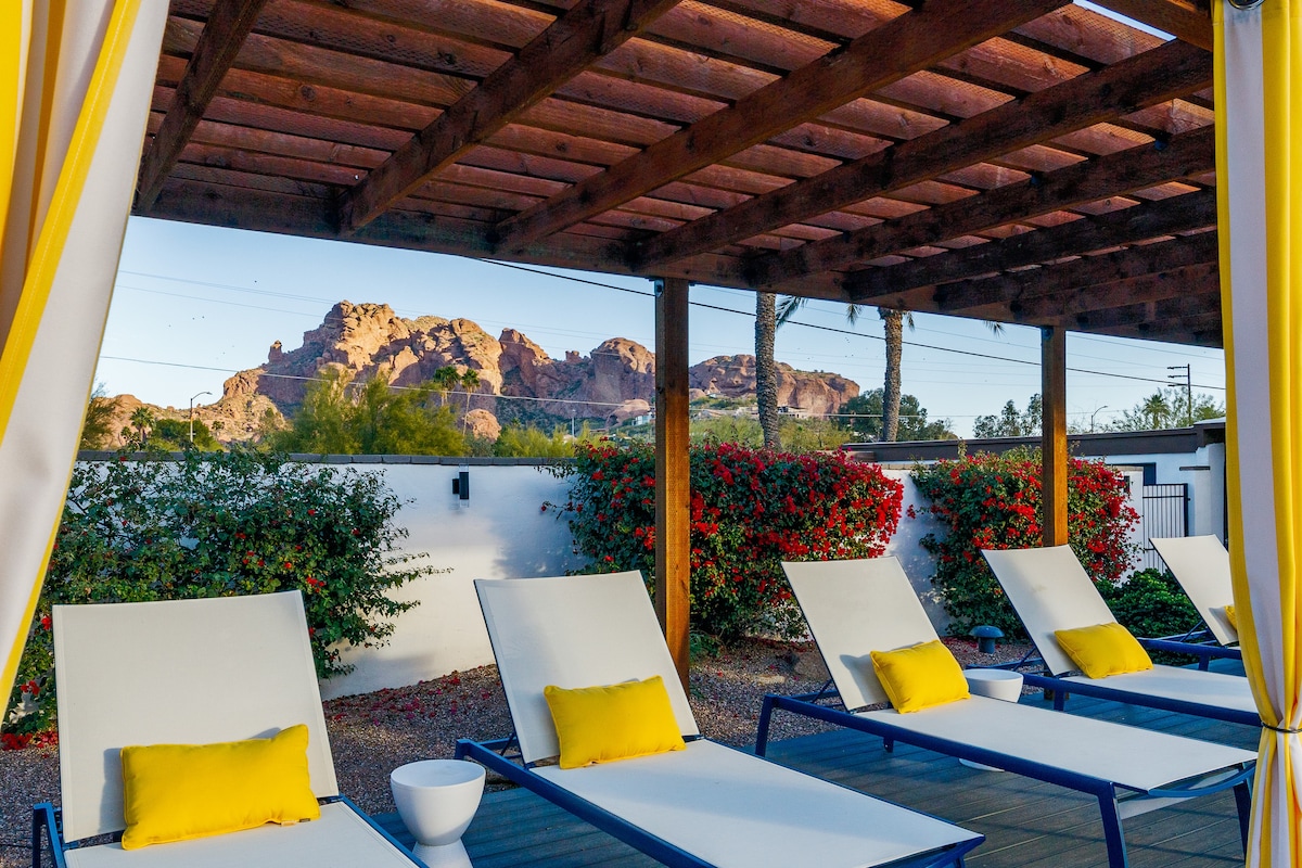 Luxe Private Retreat w/ Pool & Camelback Mtn View