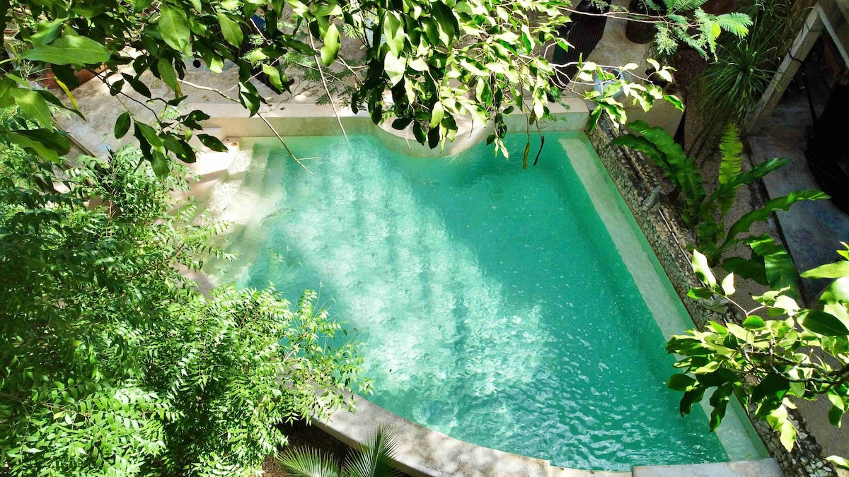 Refugio 41 - 带游泳池的殖民风格房屋客房