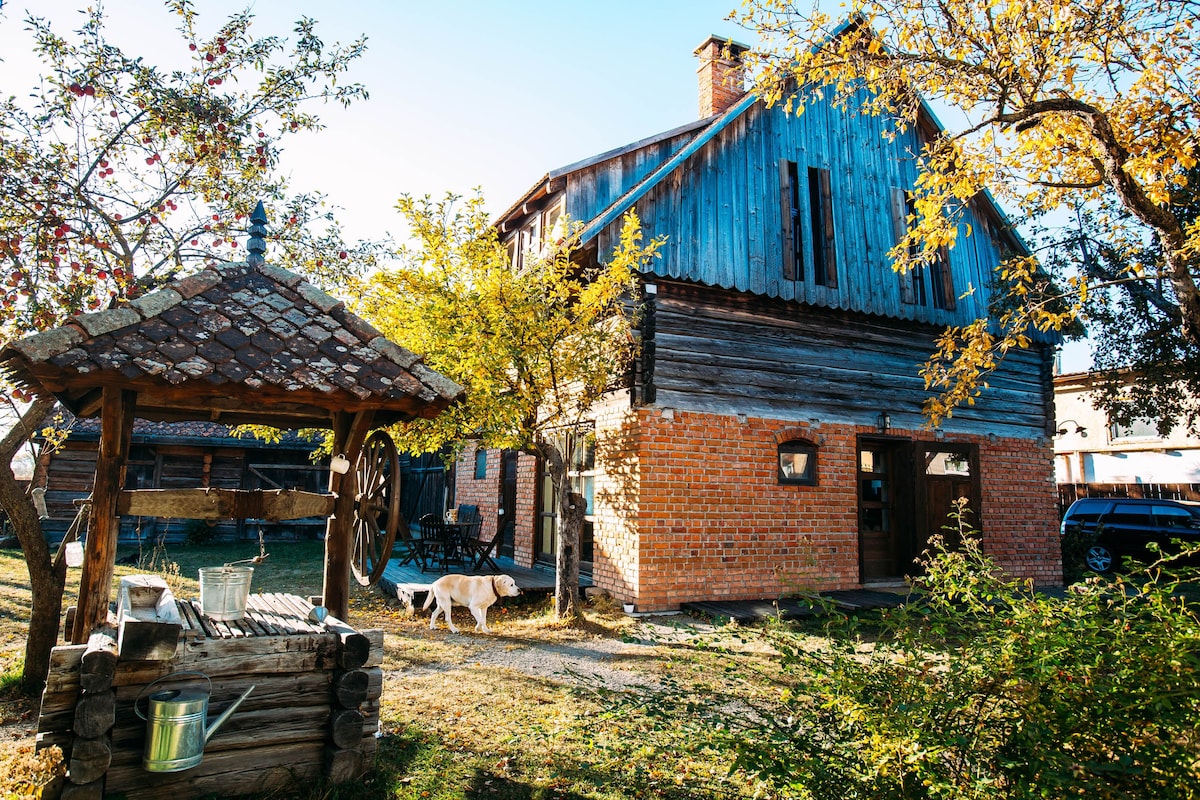 Delightful 3-room barn with indoor fireplace