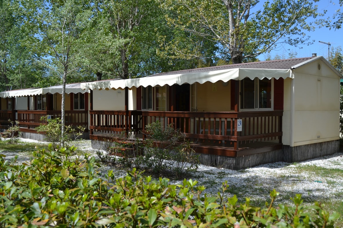 P7 Chalet met airco op camping Paradiso - Toscane