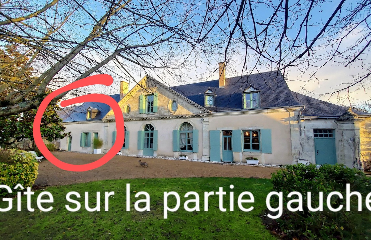 Gîte 5 pers. dans une demeure historique sur parc.