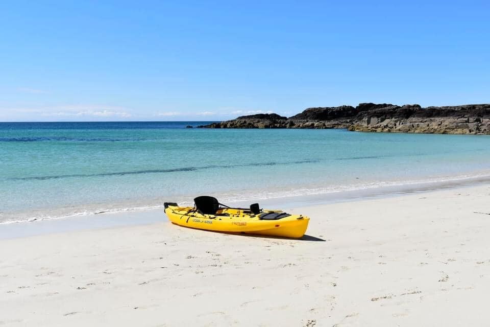 Luxury cottage by Clachtoll beach+hi speed WiFi