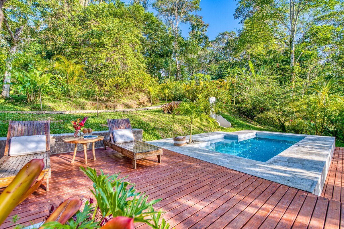 Chocolātl别墅-令人惊叹的丛林泳池和平房