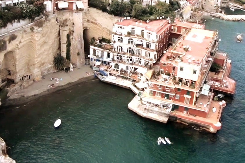 Luxury waterfront property on private beach