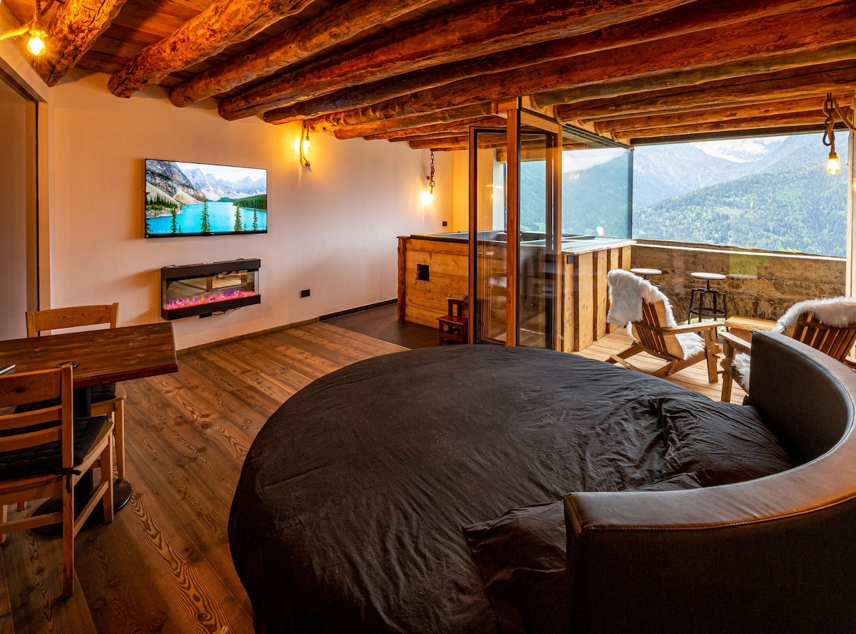 Chalet Cormignano Loft bagno turco e spa privata