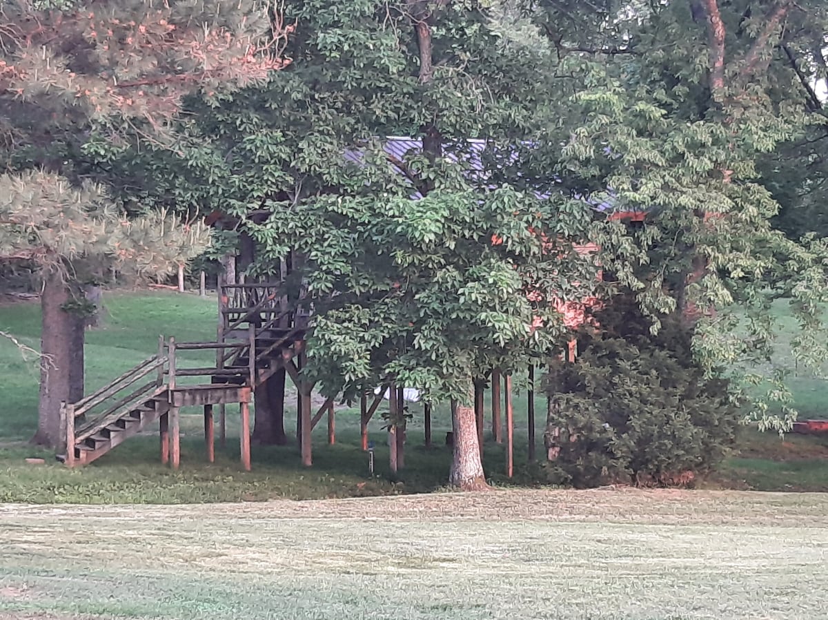 Rustic Elegance Treehouse Cabin Stockton Lake, MO