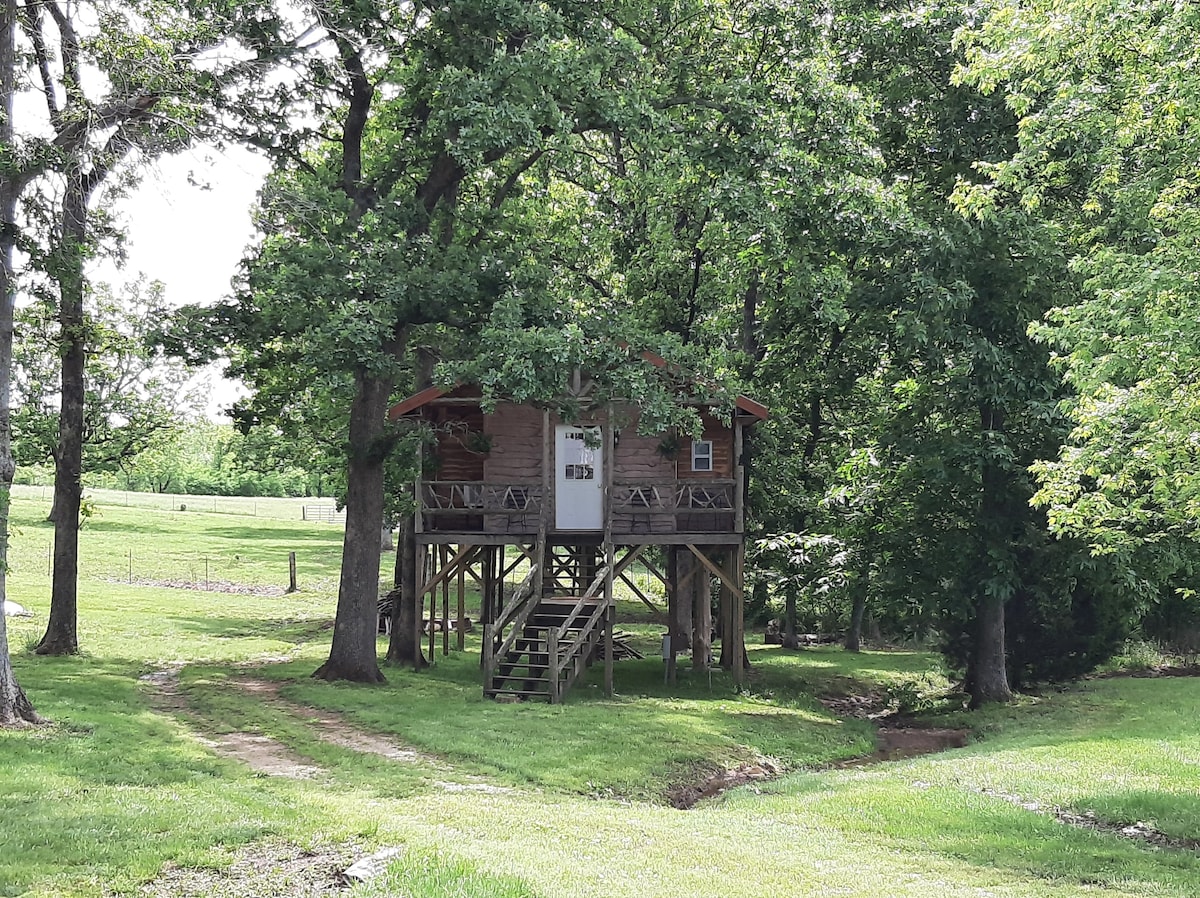 Rustic Elegance Treehouse Cabin Stockton Lake, MO