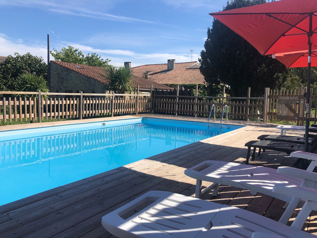 Gîte, piscine 3ch/6p - Puy du Fou/Marais Poitevin