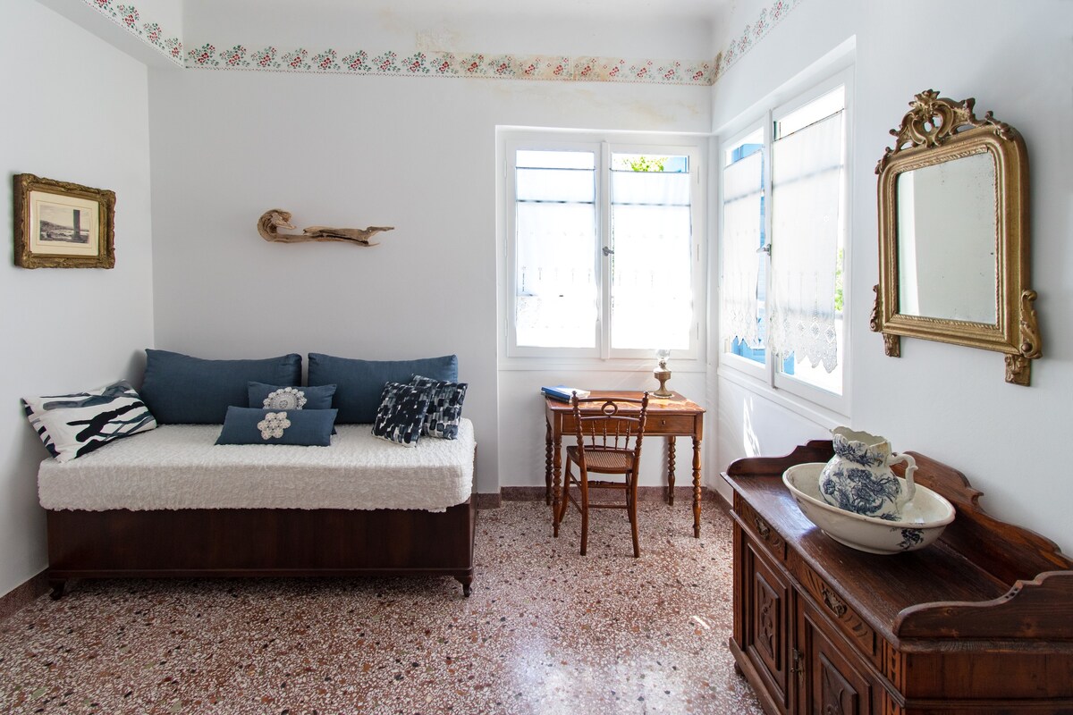 Traditional house inside Filoti, Naxos